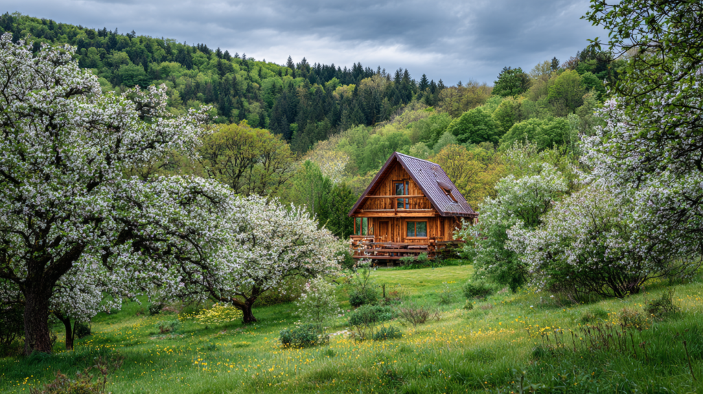 domek w górach